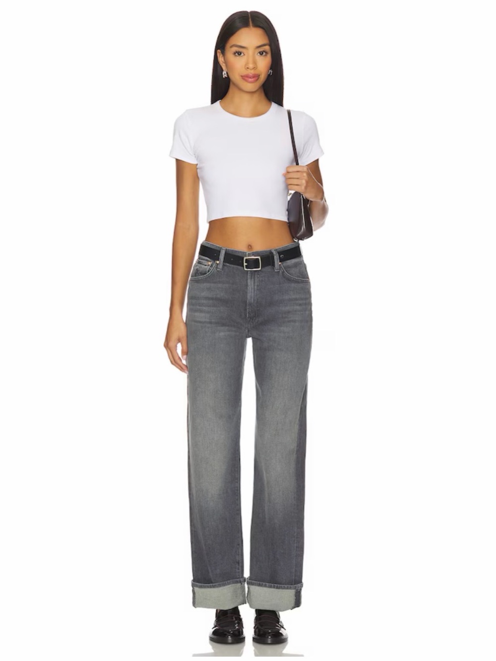 MOTHER The Dodger Skimp Cuff Jeans